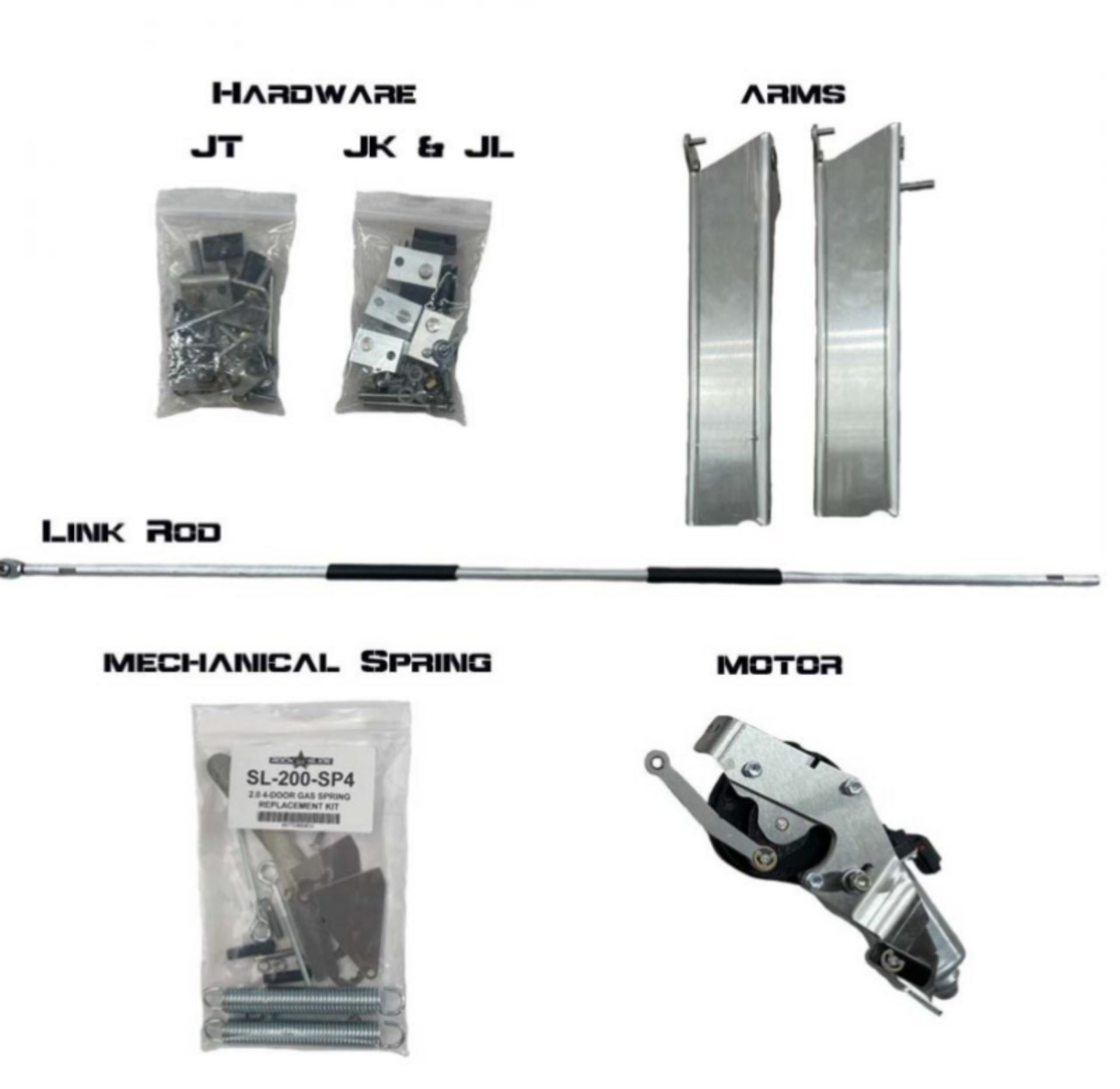 Picture of Rock Slide Engineering RSE Step Sliders Door Panels - REBUILD20-075