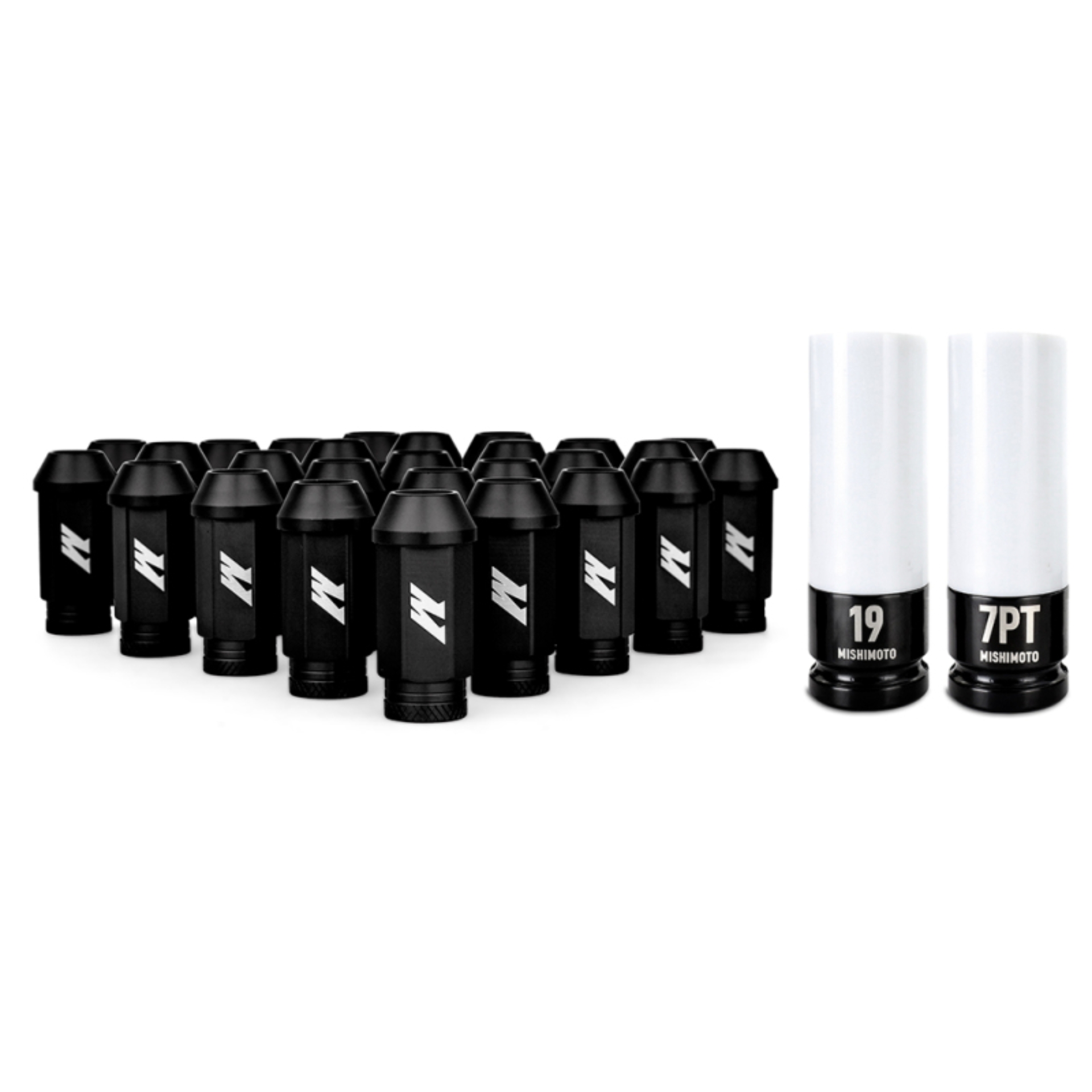 Picture of Mishimoto MM Lug Nuts-Locking - MMLG-15-27LBK