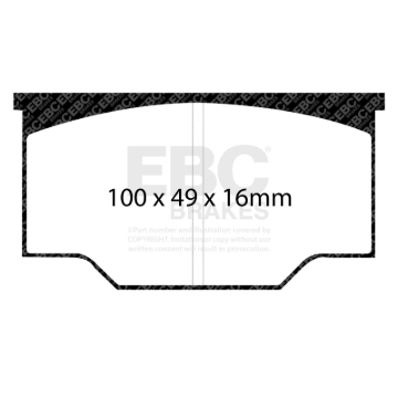 Picture of EBC Yellowstuff Brake Pad Sets - DP4073R