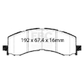 Picture of EBC Greenstuff Brake Pad Sets - DP63141