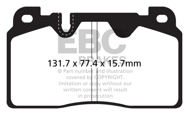 Picture of EBC Extra Duty Brake Pad Sets - ED92168