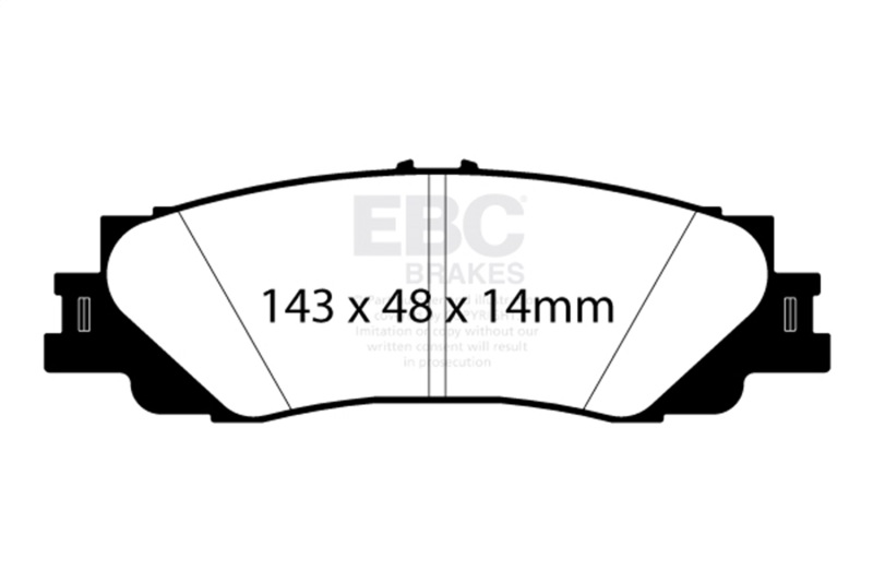 Picture of EBC Extra Duty Brake Pad Sets - ED92461