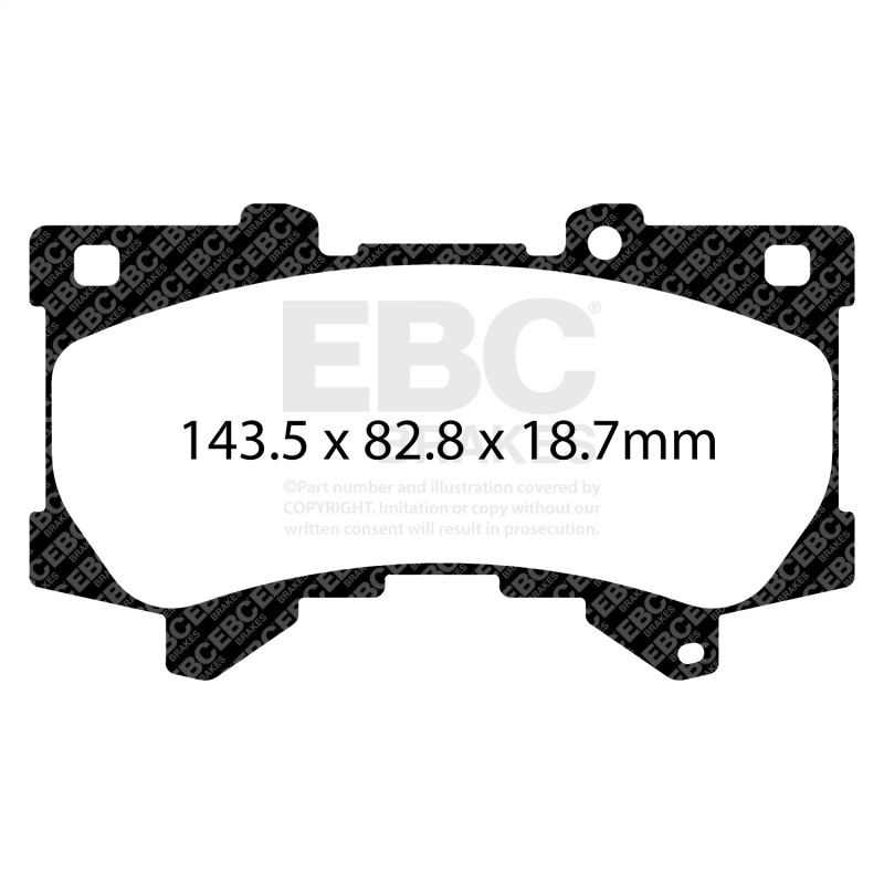 Picture of EBC Extra Duty Brake Pad Sets - ED92460