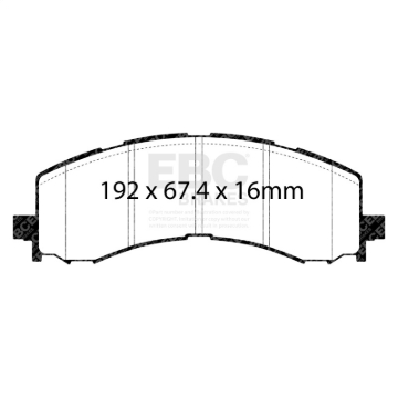 Picture of EBC Extra Duty Brake Pad Sets - ED93141