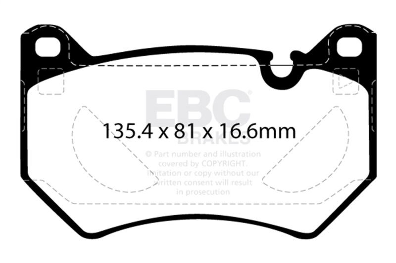 Picture of EBC Ultimax2 Brake Pad Sets - UD2139