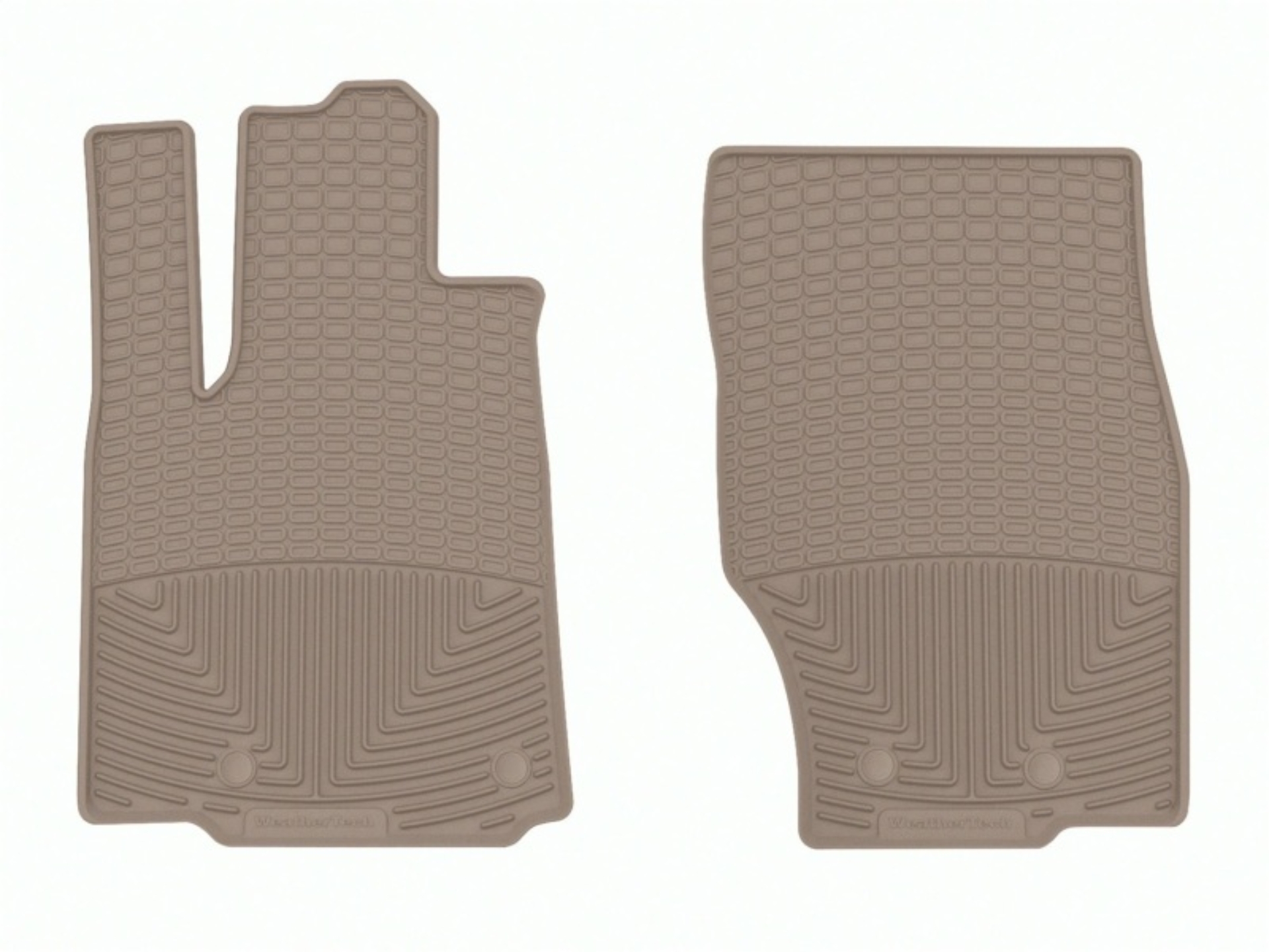 Picture of WeatherTech 22-23 Jeep Grand Cherokee WL (Incl. 2022 4xe) Front Rubber Mats - Grey