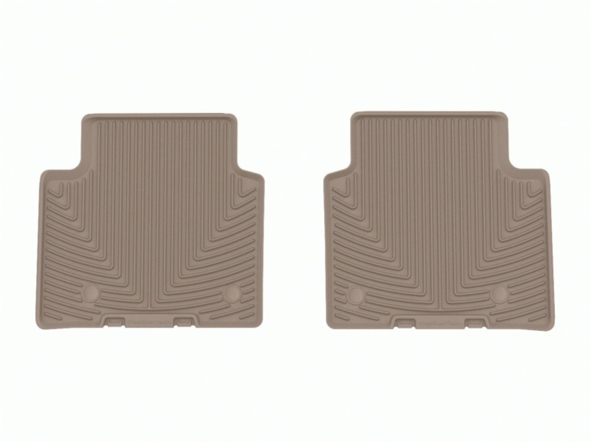 Picture of WeatherTech WT Rubber Mats-Rear-Tan Floor Mats - W615TN