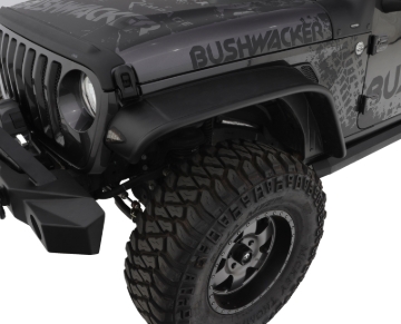 Picture of Bushwacker BUS Jeep Flat Style Flares Front Fender Flares - 10101-07