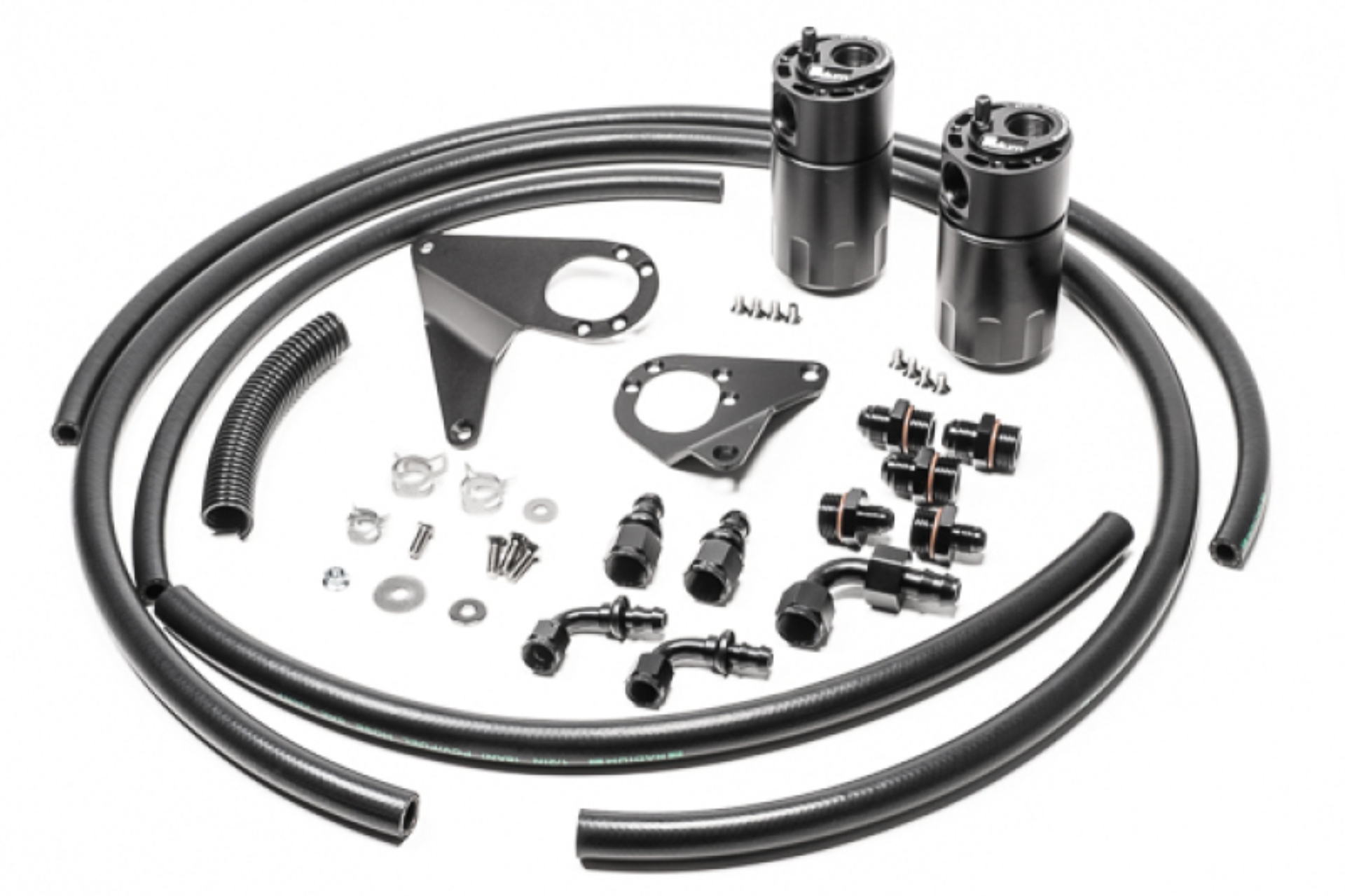 Picture of Radium Engineering RAD Catch Can Kits Oil Catch Cans - 20-1107-FL