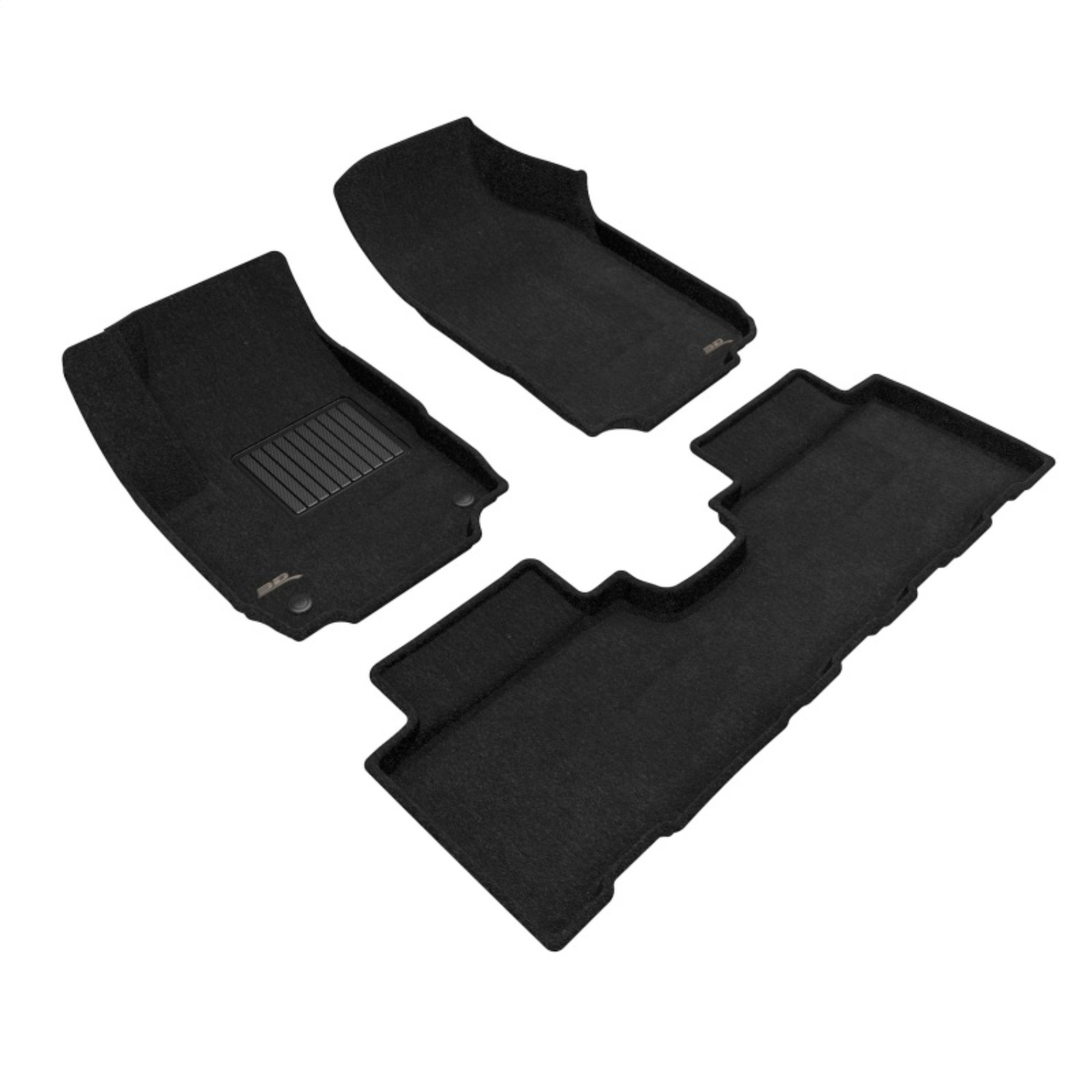 Picture of 3D MAXpider ACE Elegant-Combo-Black Floor Mats - L1CH08504709
