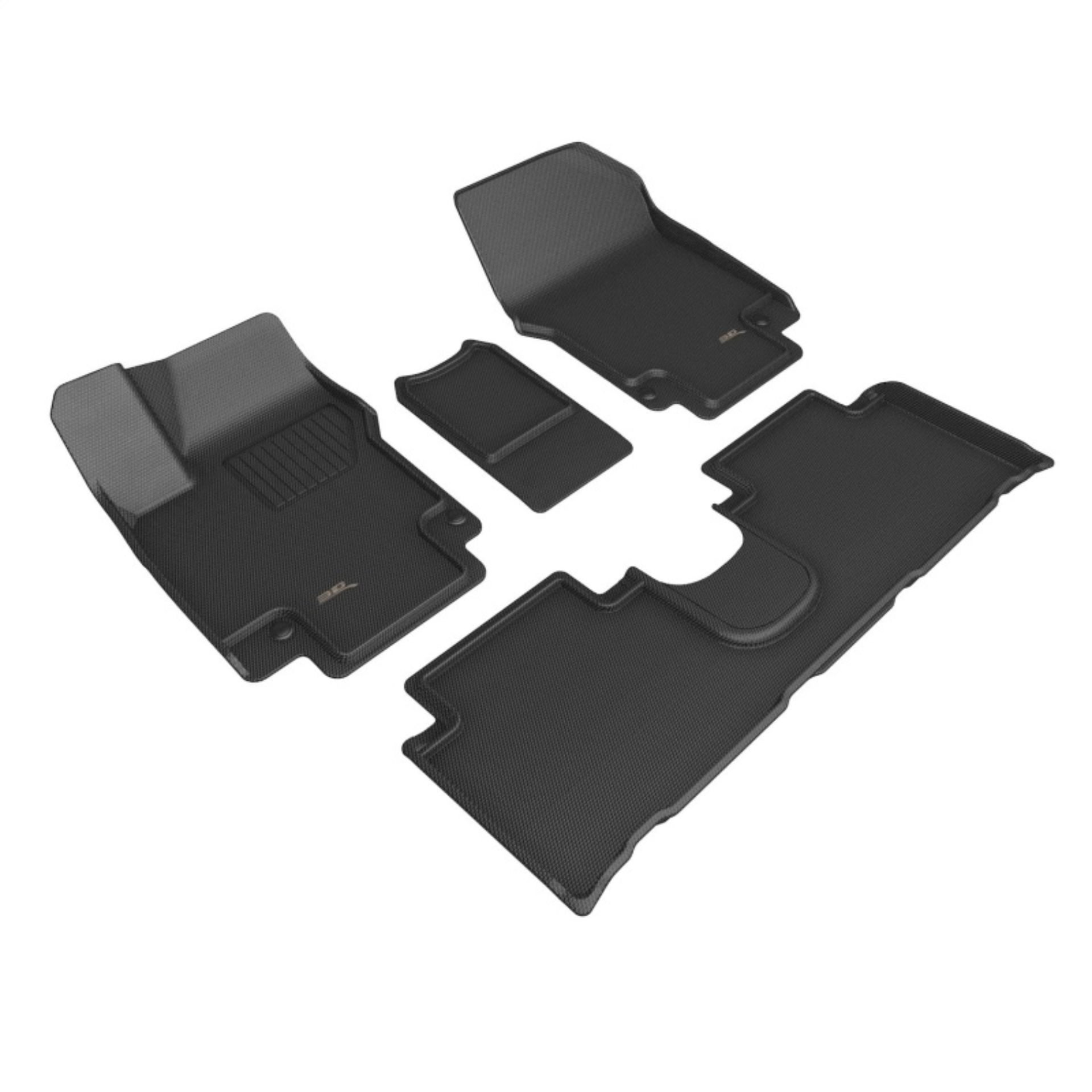 Picture of 3D MAXpider ACE Kagu-Combo-Black Floor Mats - L1HY12301509
