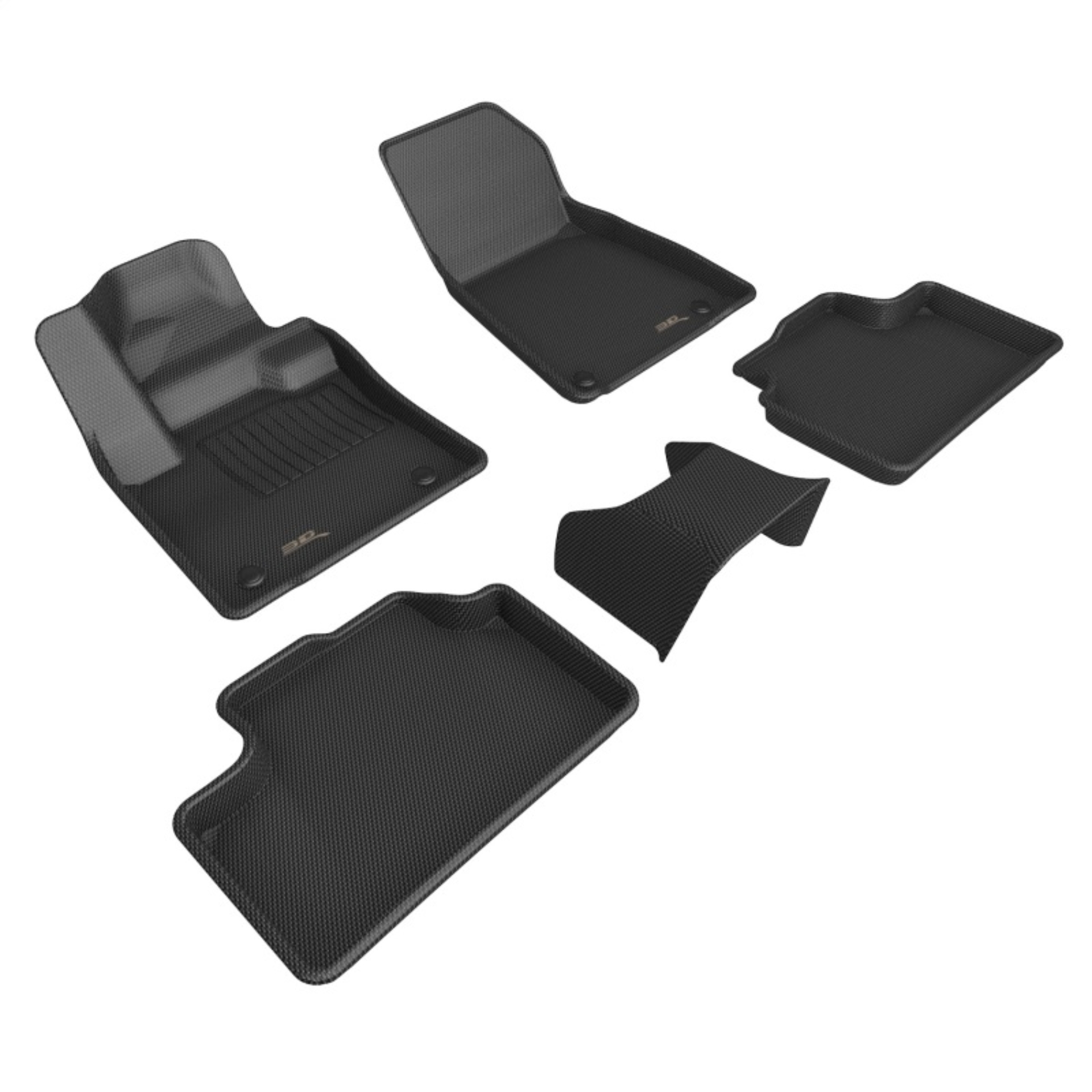 Picture of 3D MAXpider ACE Kagu-Combo-Black Floor Mats - L1VV04201509
