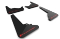Picture of Rally Armor RAL UR Blk Flap/Rd Logo Mud Flaps - MF101-UR-BLK-RD