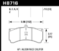 Picture of Hawk Performance HAWK DTC-70 Brake Pad Sets - HB716U.710