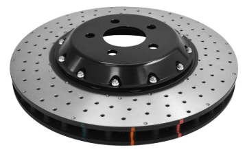 Picture of DBA 5000 Series Drilled Rotors Brake Rotors - DBA52166BLKXD