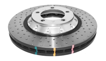 Picture of DBA 5000 Series Drilled Rotors Brake Rotors - DBA52592SLVXD