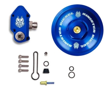 Picture of Sinister Diesel SIN Fuel Pressure Regulators - SD-FUELBLK-6.0-ADJ-FFC