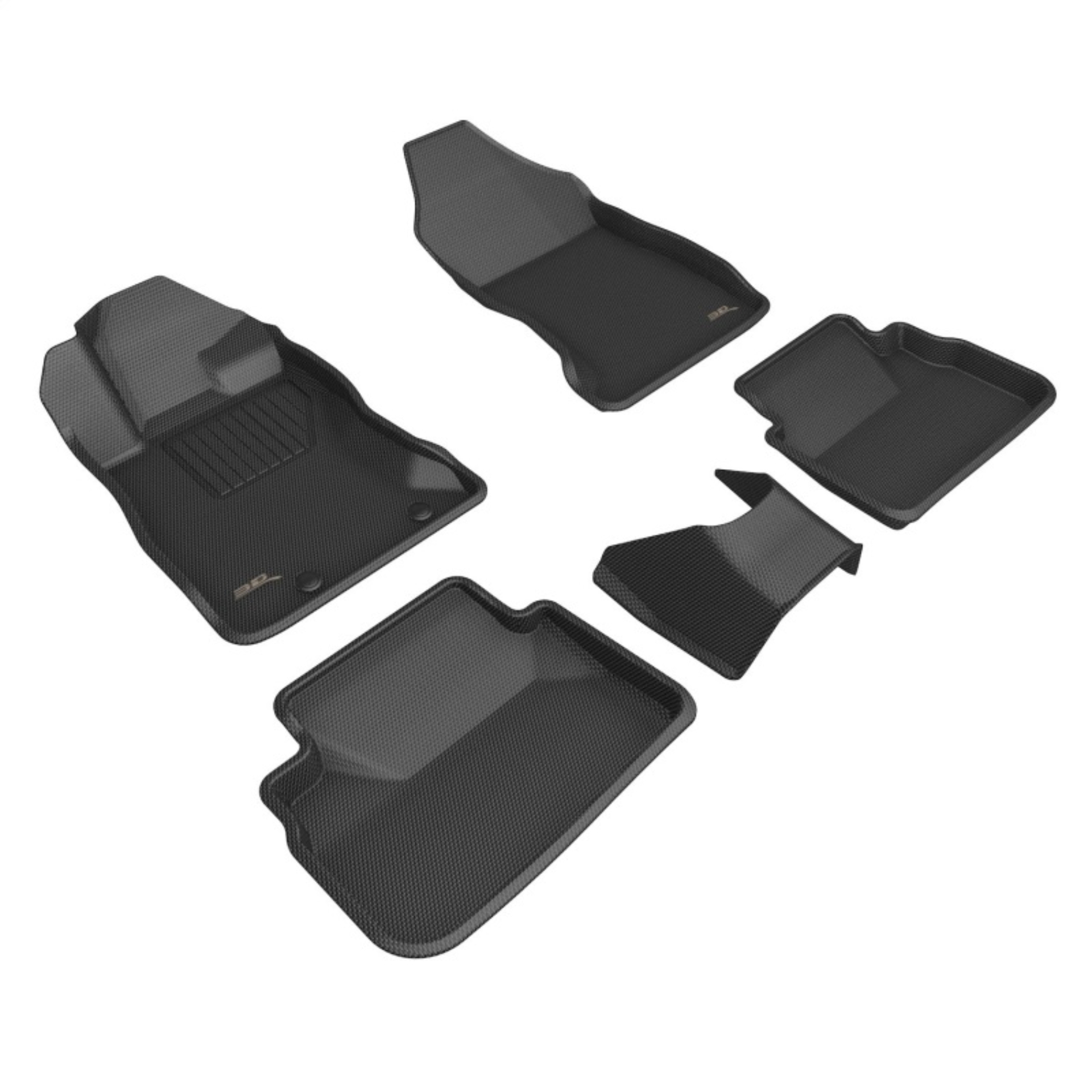 Picture of 3D MAXpider ACE Kagu-Combo-Black Floor Mats - L1SB03601509