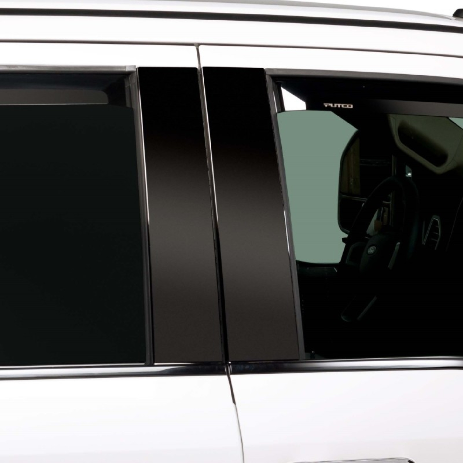 Picture of Putco PUT Blk Platinum Pillar Posts Exterior Trim - 402659BP