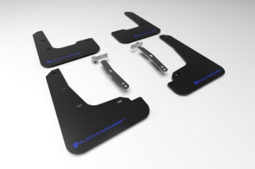 Picture of Rally Armor RAL UR Blk Flap/Blue Logo Mud Flaps - MF69-UR-BLK-BL