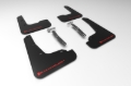 Picture of Rally Armor RAL UR Blk Flap/Rd Logo Mud Flaps - MF69-UR-BLK-RD