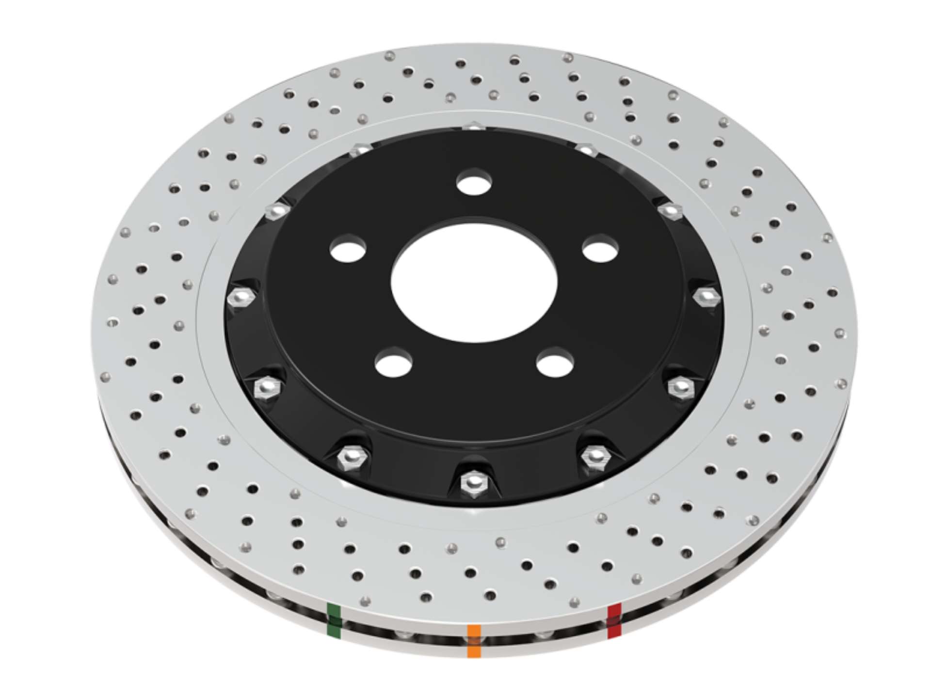 Picture of DBA 5000 Series Drilled Rotors Brake Rotors - DBA53929BLKXD