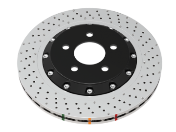 Picture of DBA 5000 Series Drilled Rotors Brake Rotors - DBA53929BLKXD