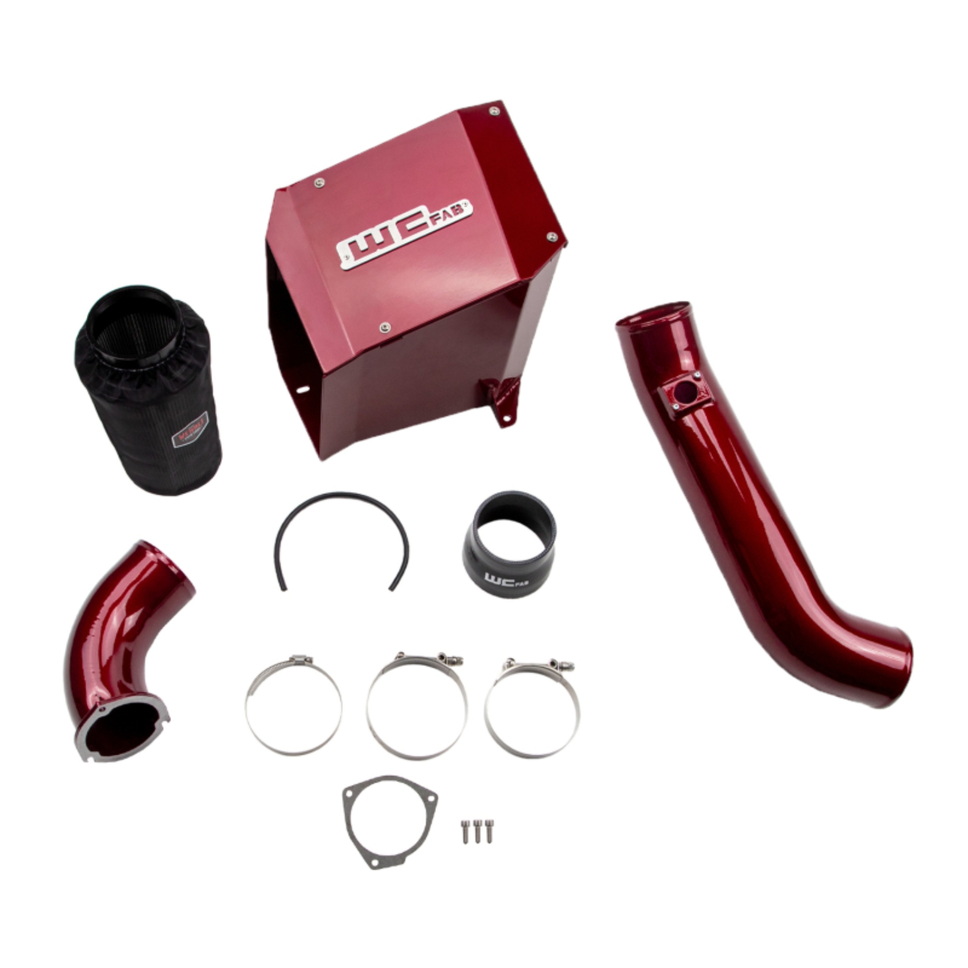Picture of Wehrli WCF Intake Kit-Stage 2 Cold Air Intakes - WCF100300-Red