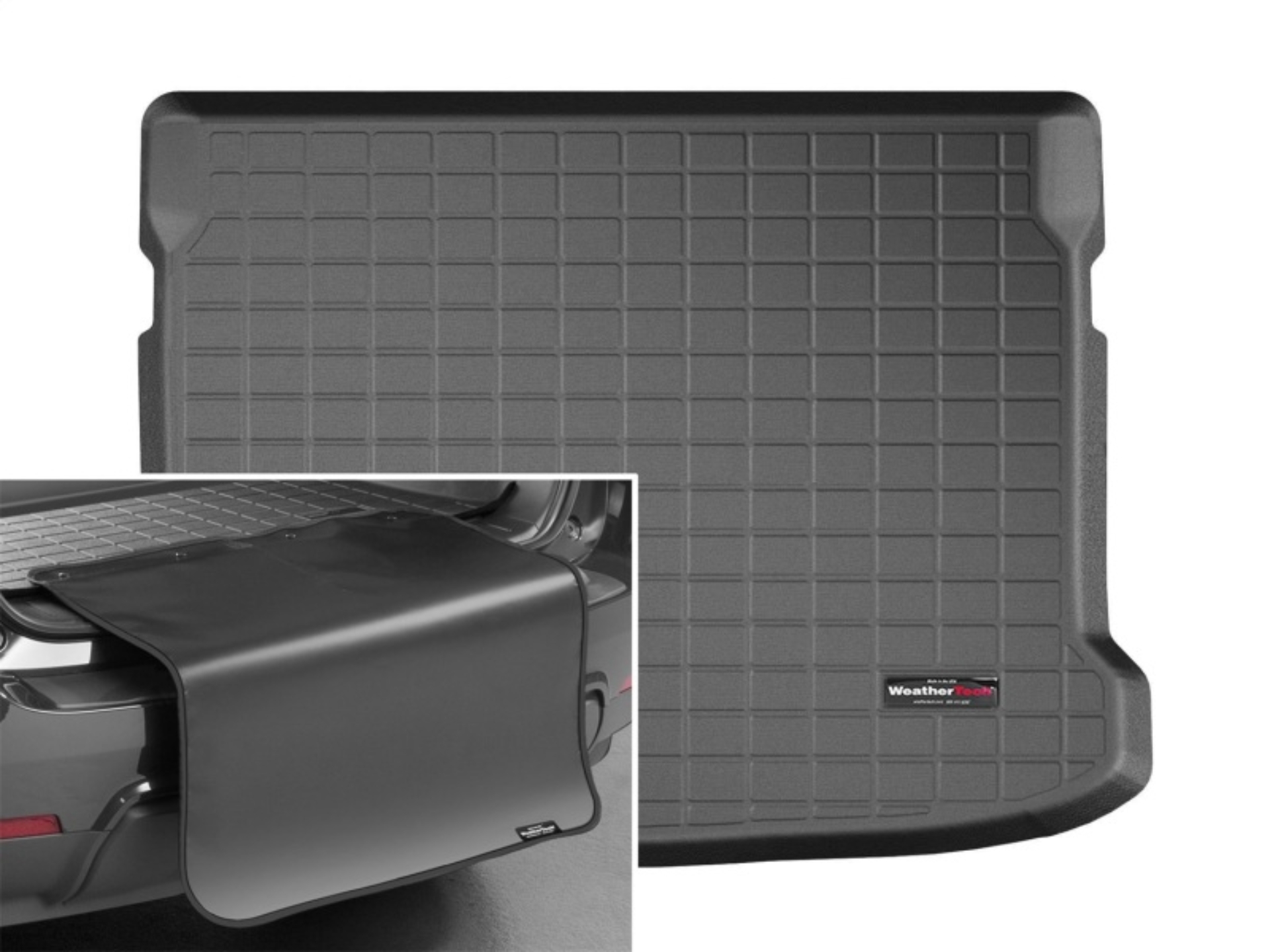 Picture of WeatherTech WT Cargo Liners-Black Floor Mats - 401272SK