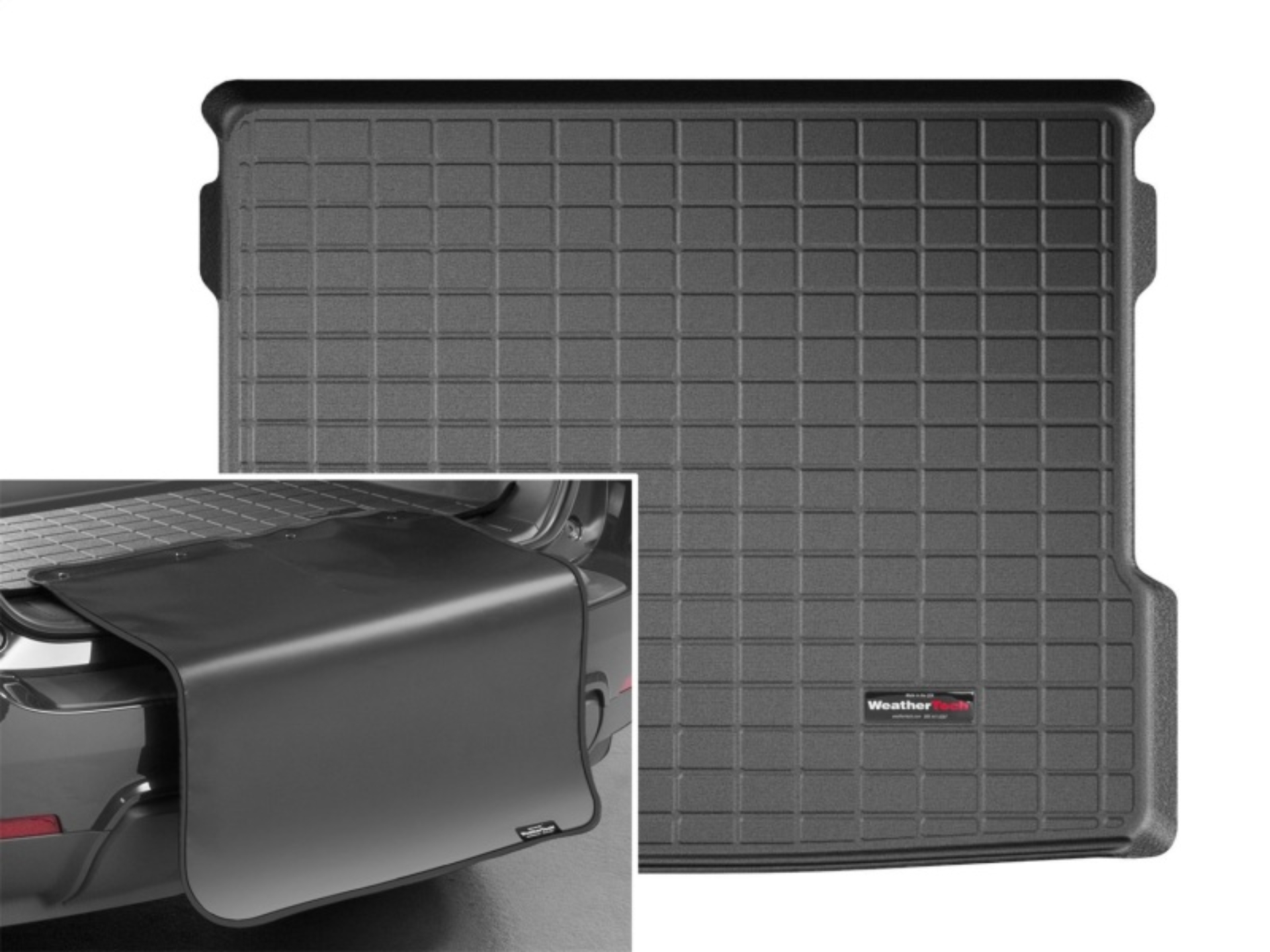 Picture of WeatherTech WT Cargo Liners-Black Floor Mats - 401370SK