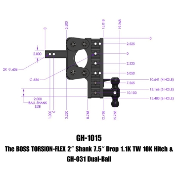 Picture of GEN-Y Hitch GEN Boss Hitch Hitch Receivers - GH-1015