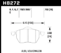 Picture of Hawk Performance HAWK DTC-60 Brake Pad Sets - HB272G.763