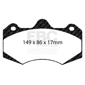 Picture of EBC SR-11 Brake Pad Sets - DP8042.17SR11