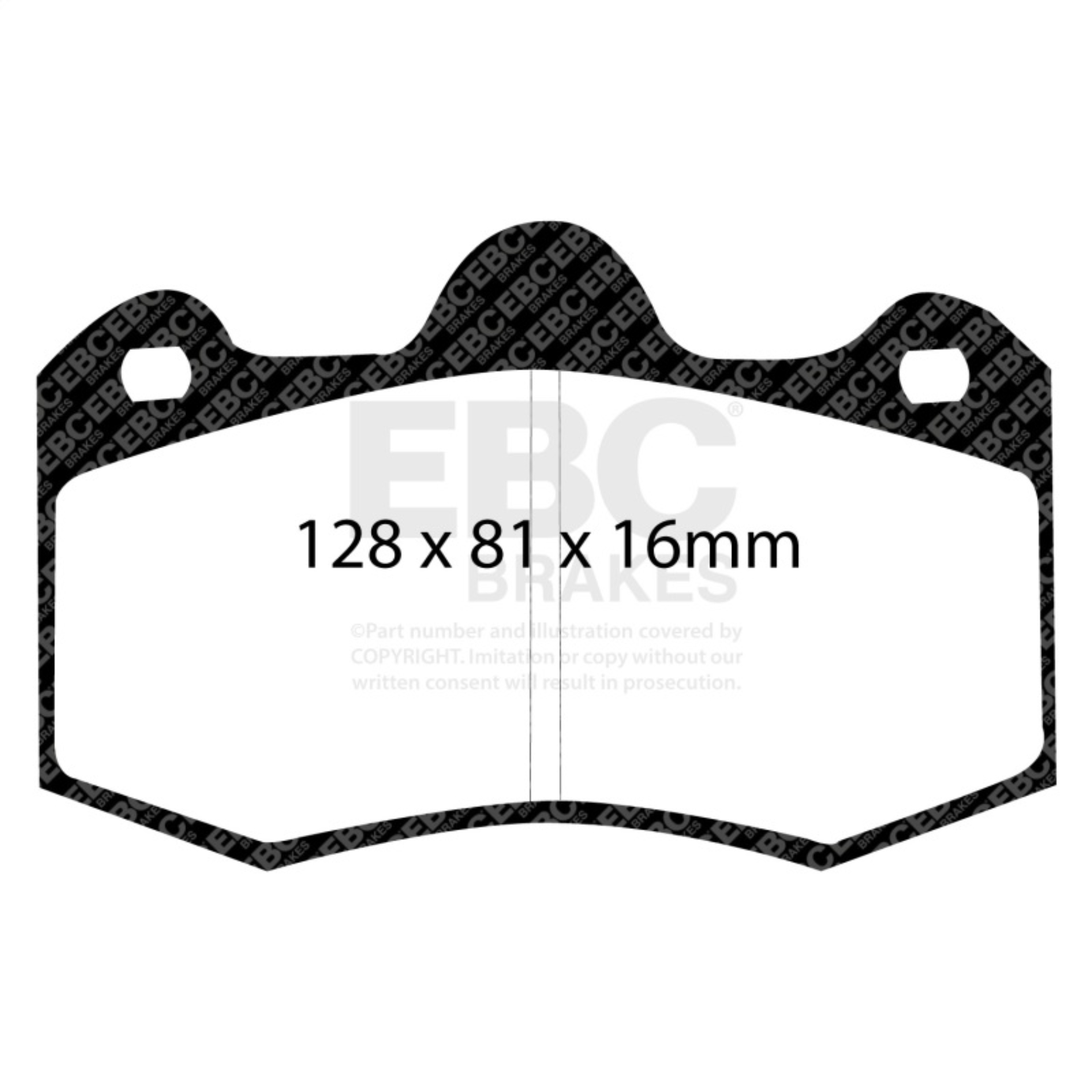Picture of EBC SR-11 Brake Pad Sets - DP8036.16SR11