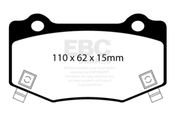 Picture of EBC SR-11 Brake Pad Sets - DP83023.15SR11