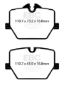Picture of EBC RP-X Brake Pad Sets Rear - DP82415RPX