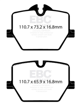 Picture of EBC RP-X Brake Pad Sets Rear - DP82415RPX