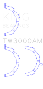 Picture of King Engine Bearings KING Thrust Washers - TW3000AM