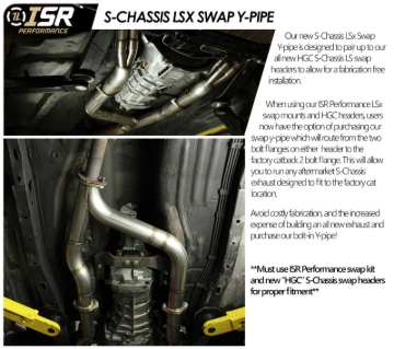 Picture of ISR Performance ISR Y-Pipes - IS-240LS-Y