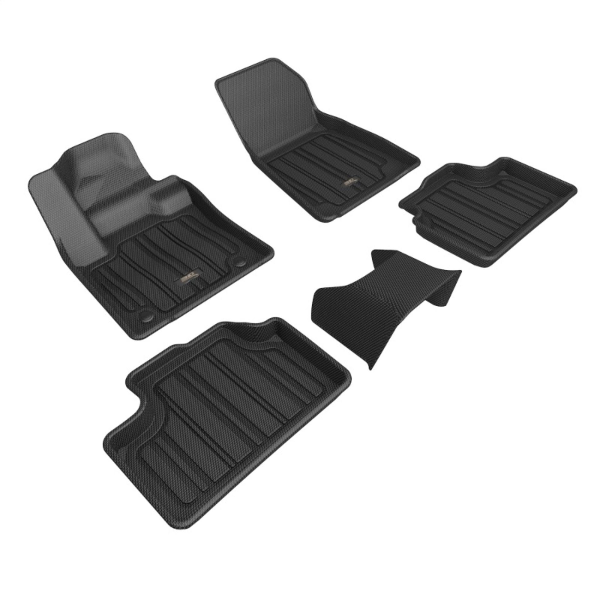 Picture of 3D MAXpider ACE Elitect-Combo-Black Floor Mats - E1VV04501809