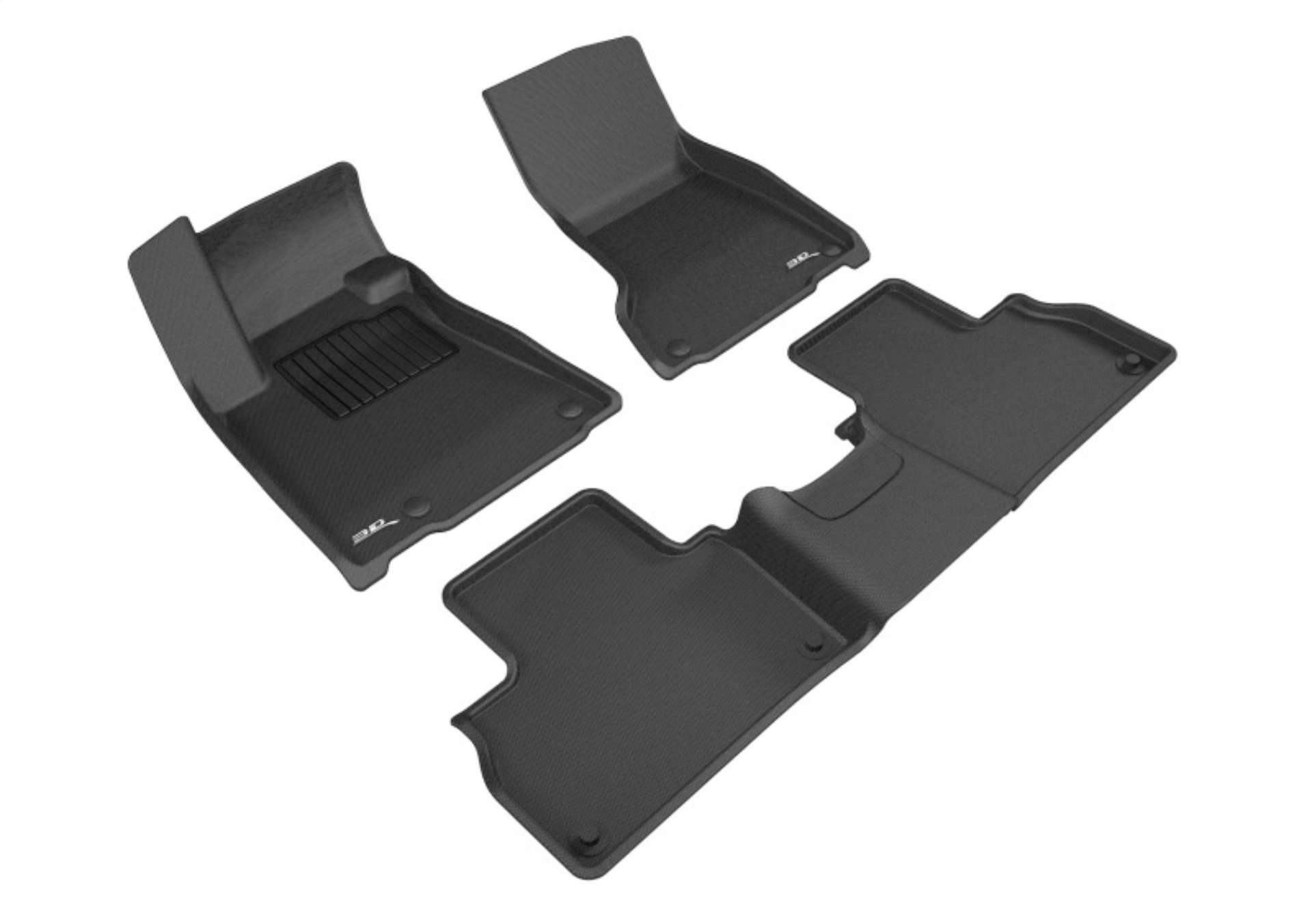 Picture of 3D MAXpider ACE Kagu-Combo-Black Floor Mats - L1MR00401509
