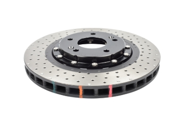 Picture of DBA 5000 Series Drilled Rotors Brake Rotors - DBA52472BLKXD