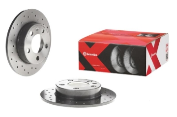Picture of Brembo OE BRE Drilled UV Coated Rotors Brake Rotors - 09.A417.1X