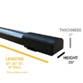 Picture of Putco PUT Blade Tailgate Light Bars Light Tailgate Bar - 310215