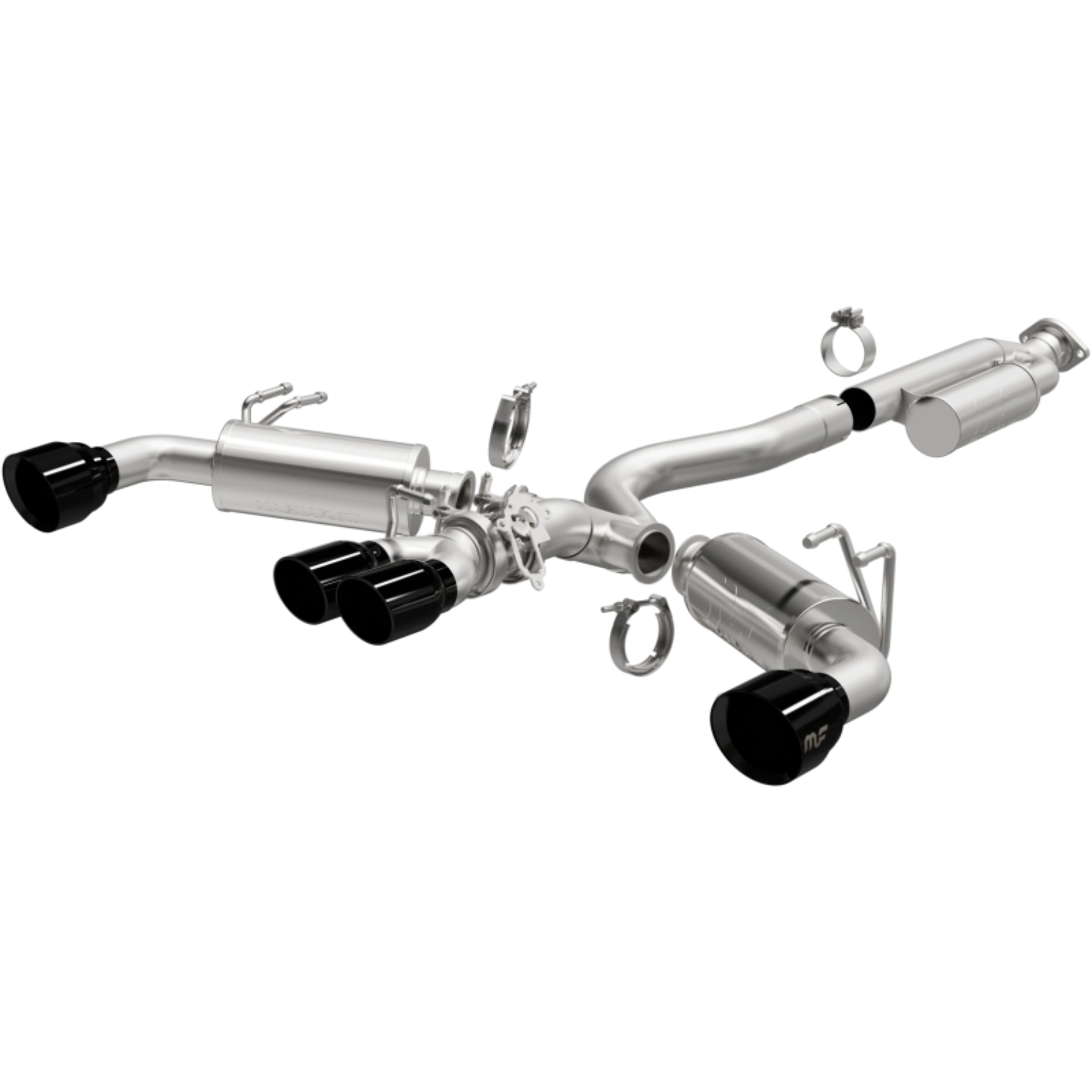 Picture of NEO Series Black Chrome Tips Cat-Back System 19631