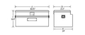 Picture of Tradesman TRA Flush Mount Box-Alum Truck Boxes & Storage - 9436WB