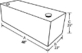 Picture of Tradesman TRA Rectangular Liquid Storage Tank-Steel Truck Boxes & Storage - 73010