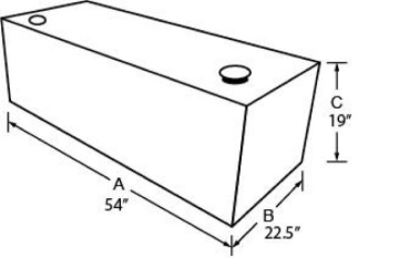 Picture of Tradesman TRA Rectangular Liquid Storage Tank-Alum Truck Boxes & Storage - 73198