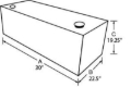 Picture of Tradesman TRA Rectangular Liquid Storage Tank-Steel Truck Boxes & Storage - 83055