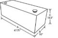 Picture of Tradesman TRA Vertical Liquid Storage Tank-Alum Truck Boxes & Storage - 73337
